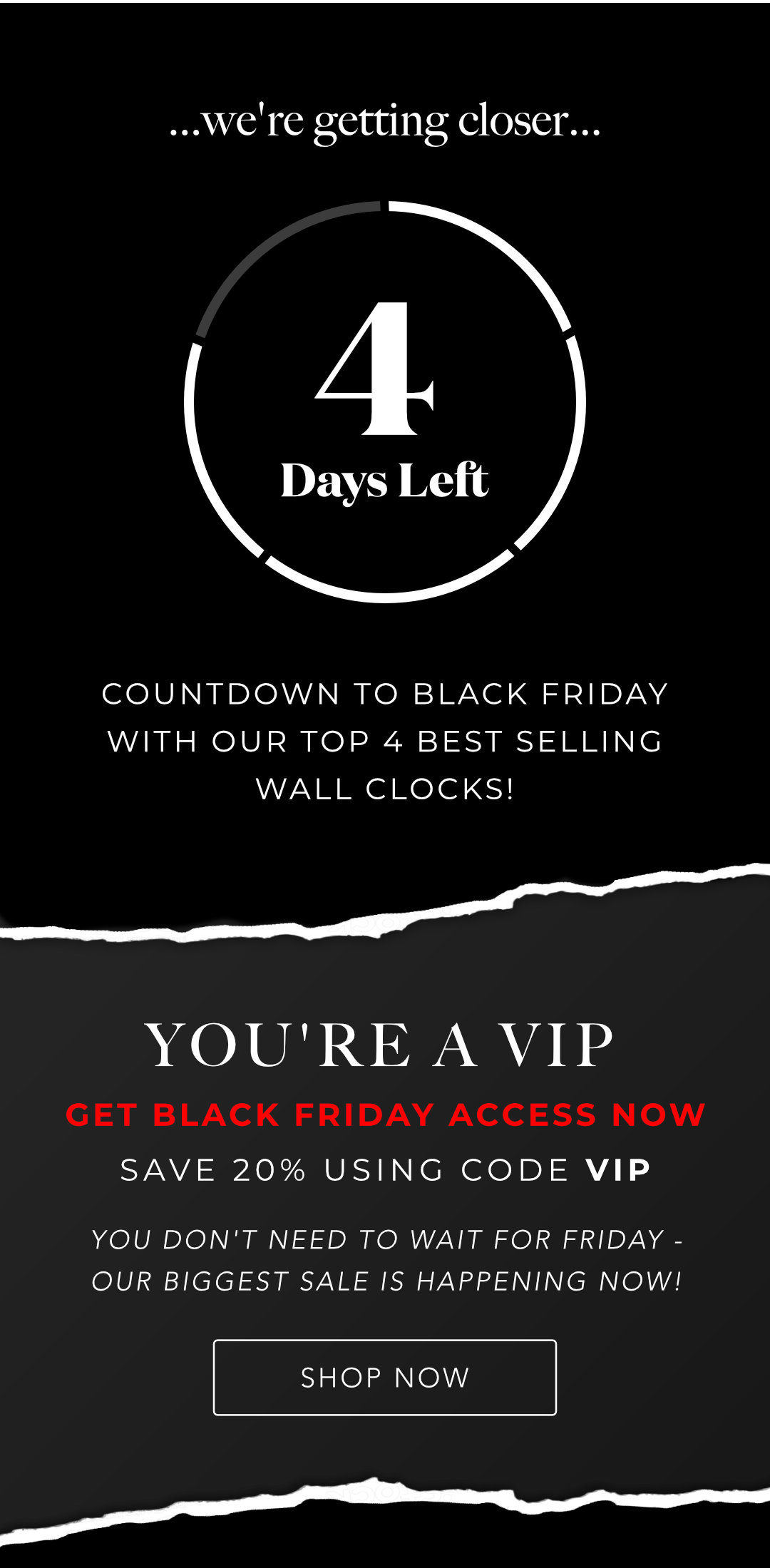 Black Friday Sale - 4 Days Left!