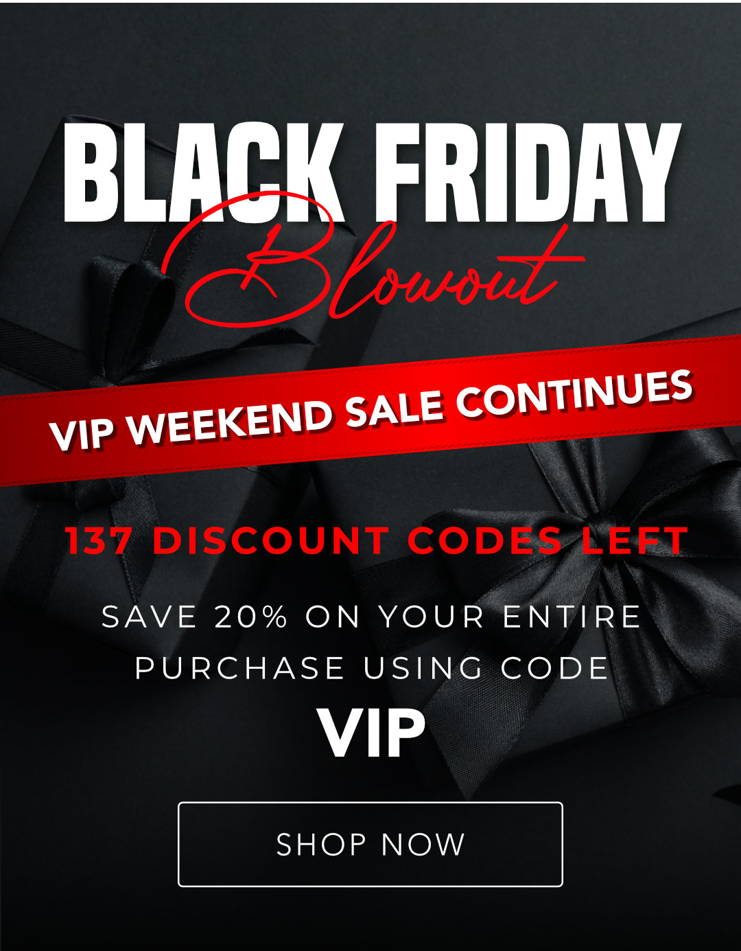 Black Friday Extended Sale Continues!