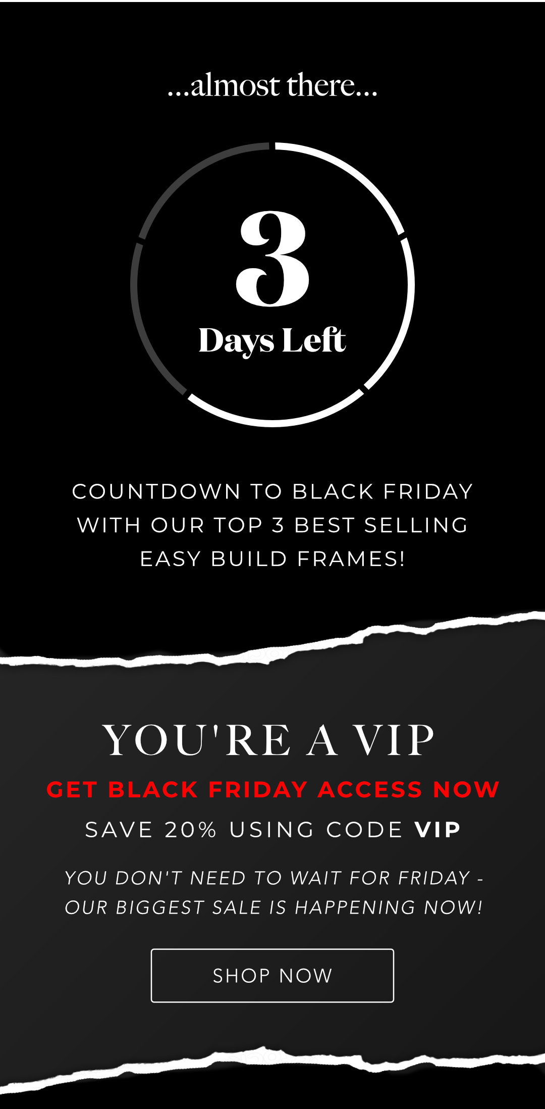 Black Friday Sale - 3 Days Left!