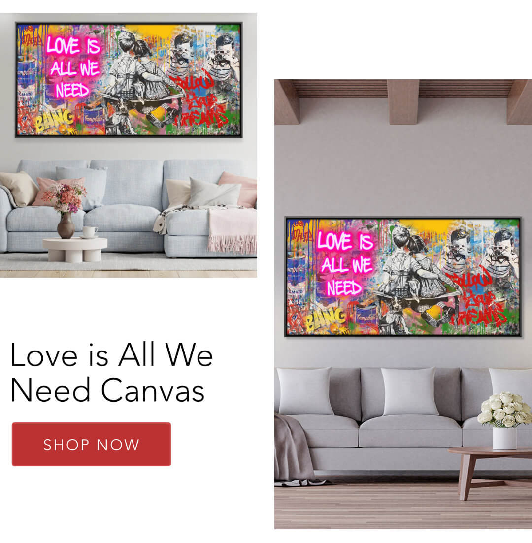 Love is All We Need Canvas