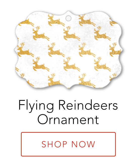 Flying Reindeer Ornament