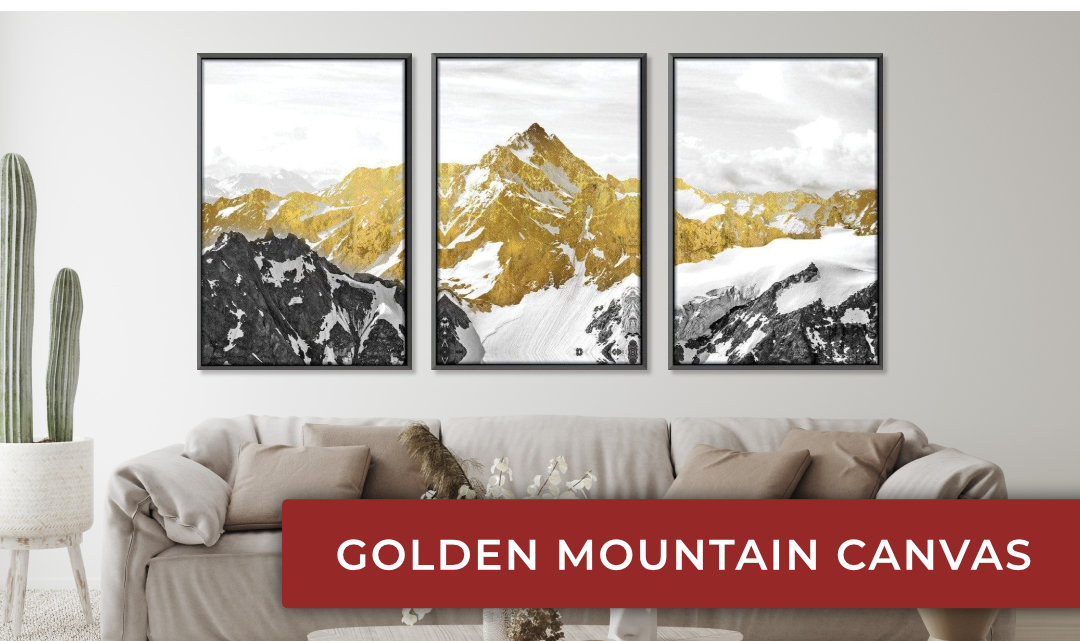 Golden Mountain Canvas