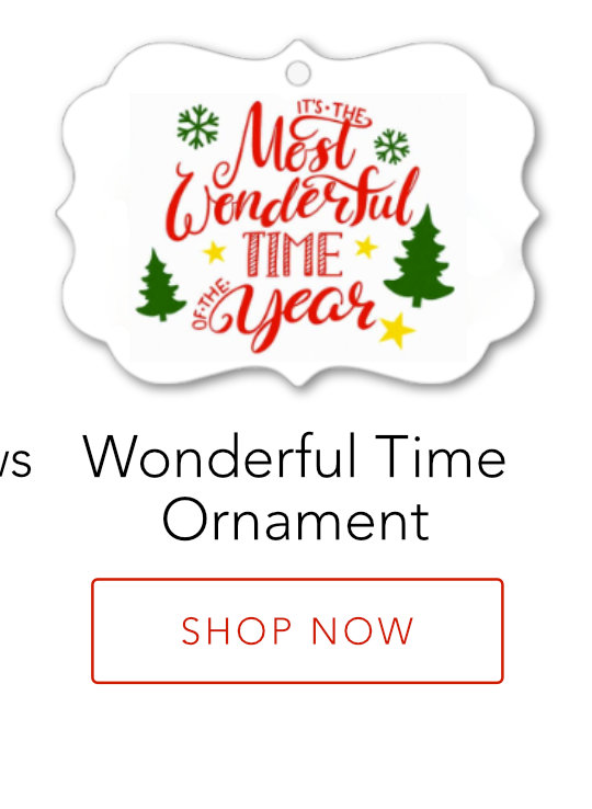 Wonderful Time Ornament