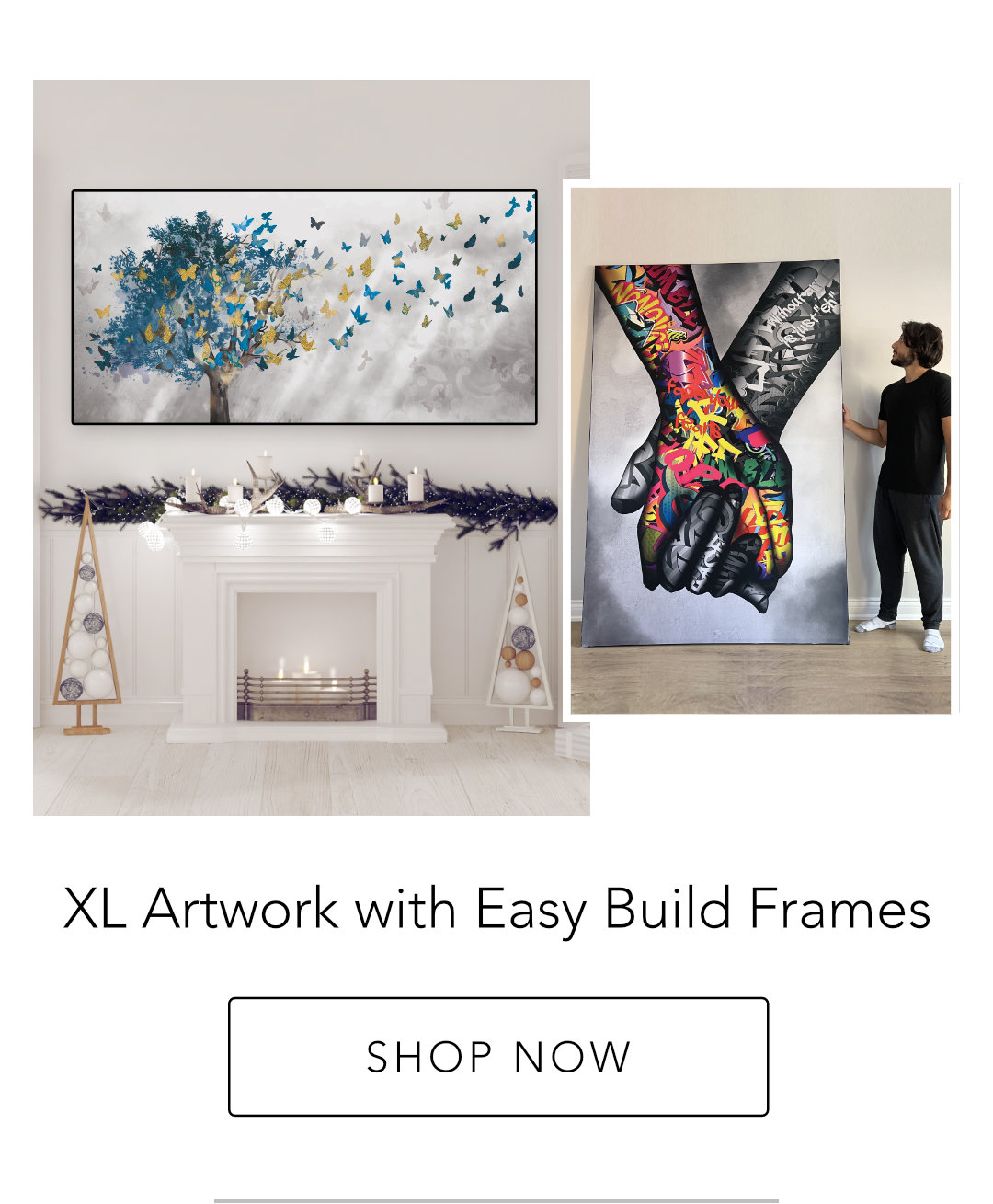 XL Artwork with Easy Build Frames