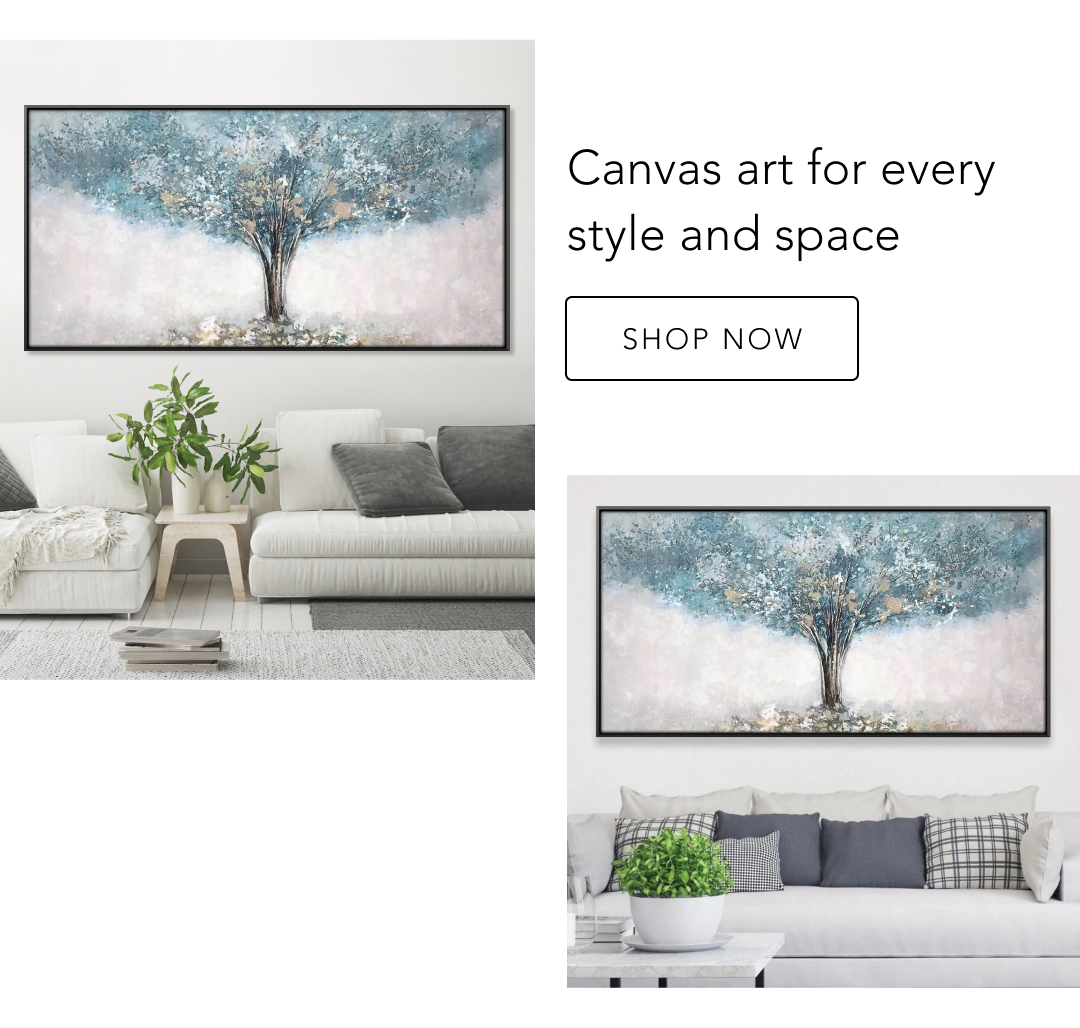 Canvas art for every style and space