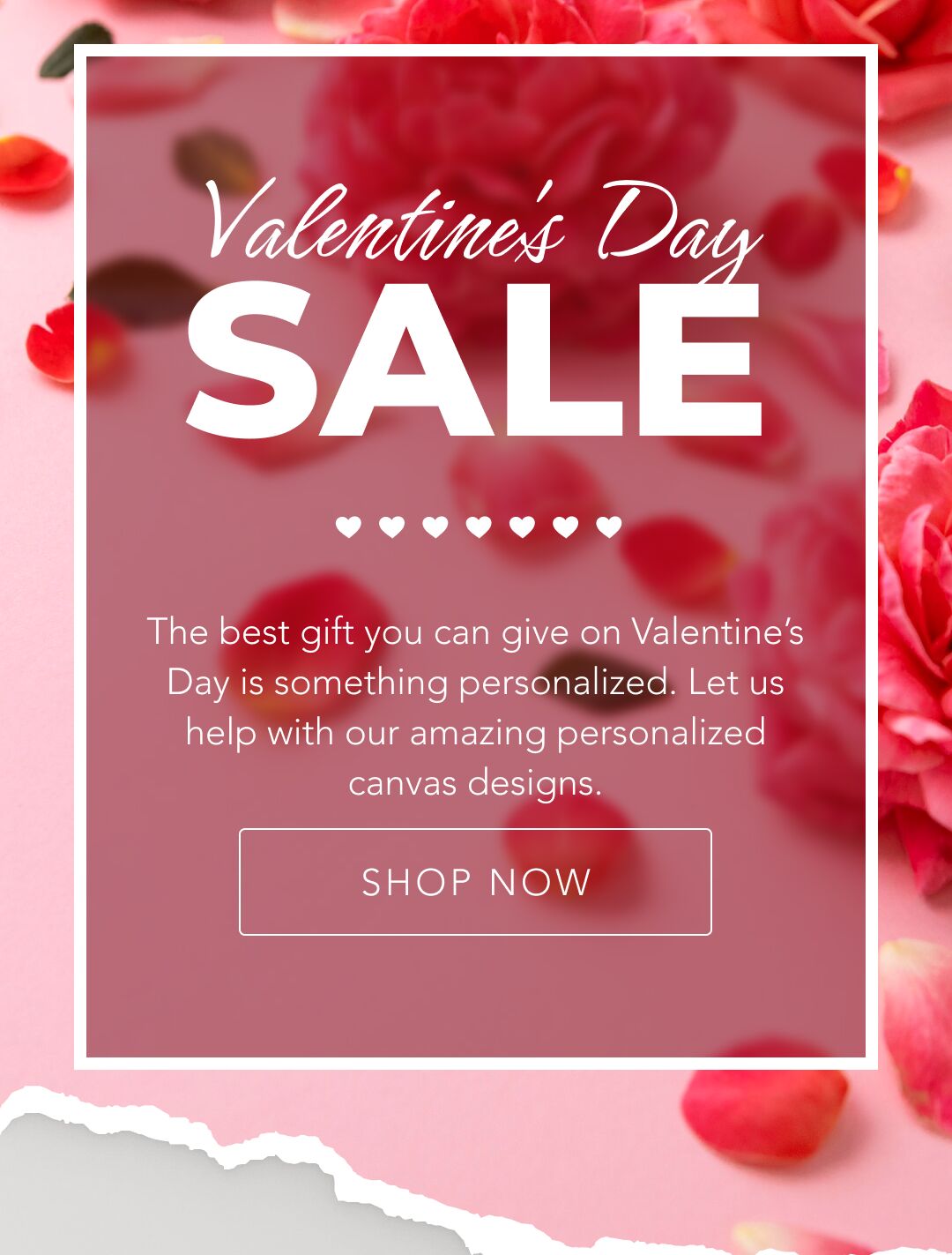 VALENTINE’S DAY SALE