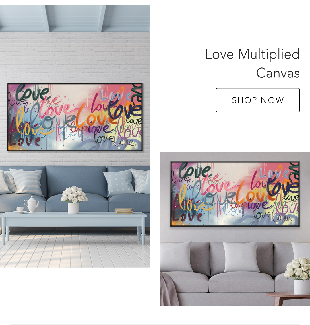 Love Multiplied Canvas