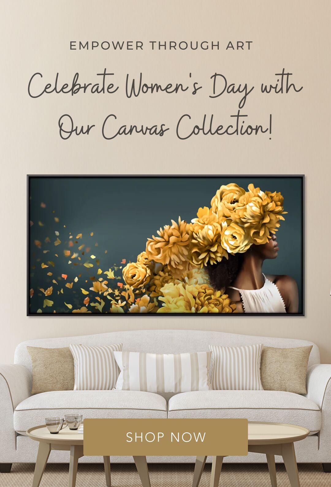 Empower Through Art: Celebrate Women's Day with Our Canvas Collection!