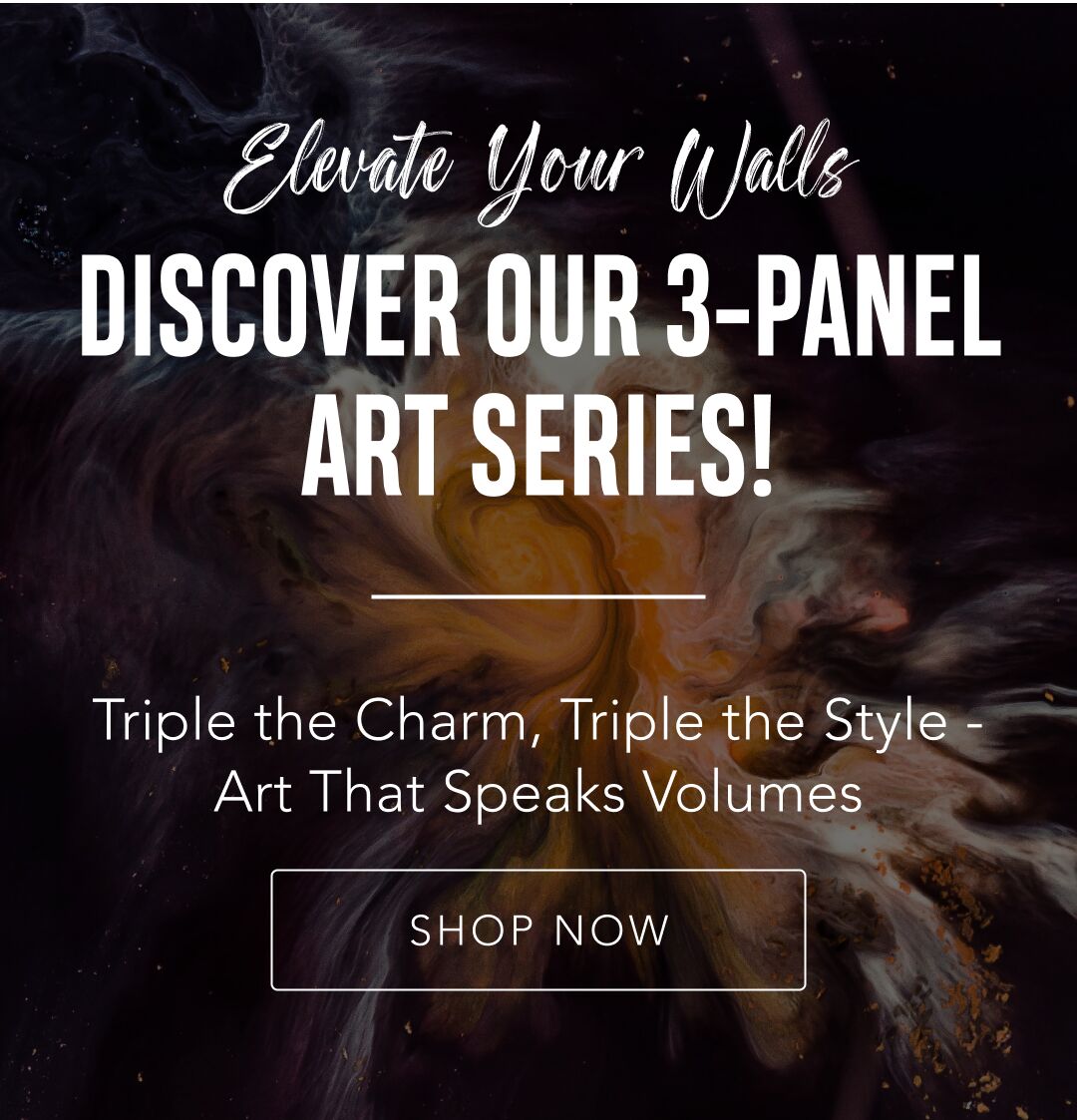 Elevate Your Walls: Discover Our 3-Panel Art Series!