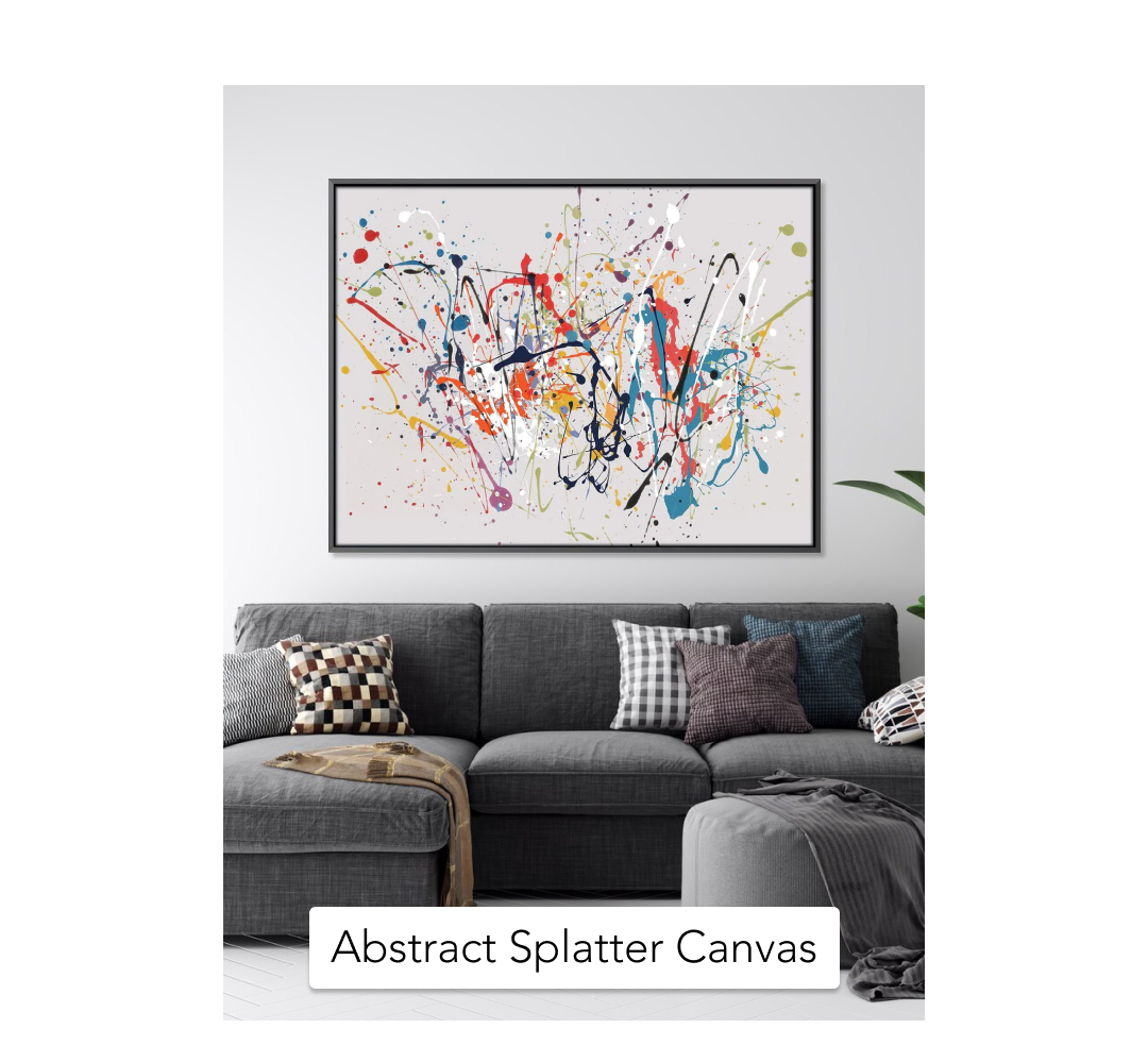 Abstract Splatter