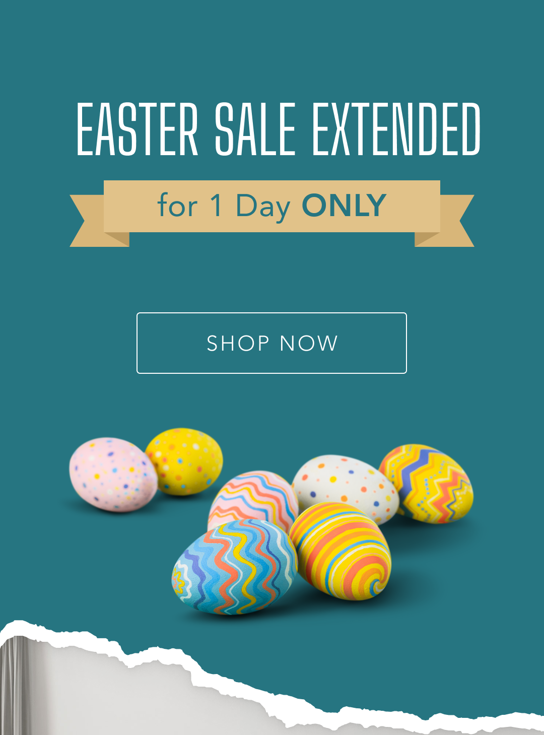 Easter Sale Extended for 1 Day ONLY