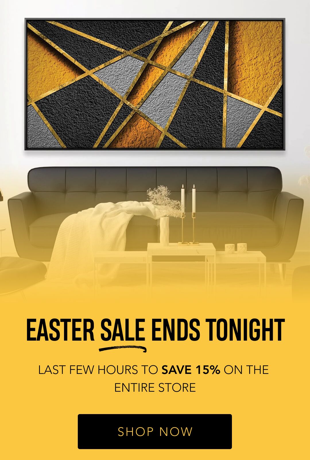 EASTER SALE ENDS TONIGHT