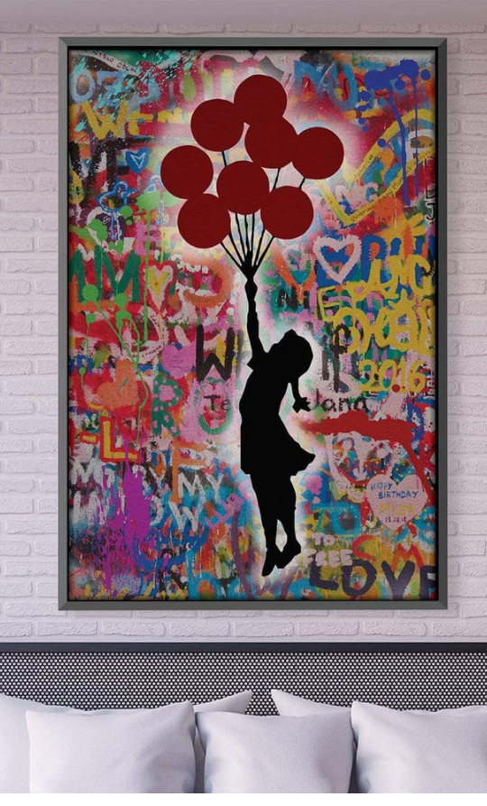 Banksy Balloon Girl Graffiti