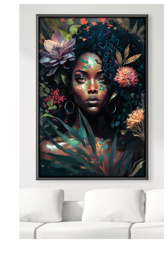 Beauty In The Flowers Canvas