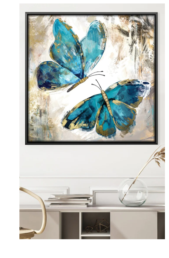 Butterfly Love Canvas