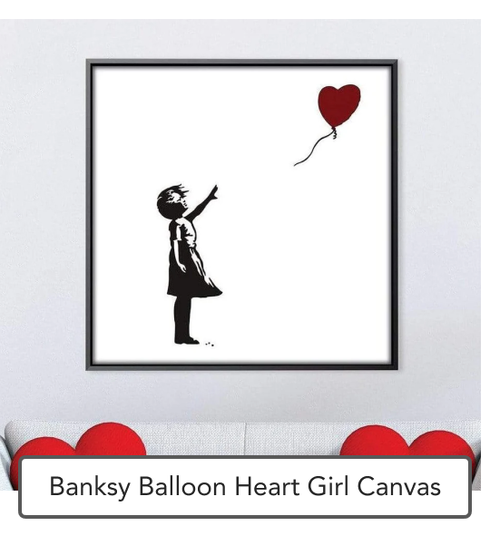 Banksy Balloon Heart Girl