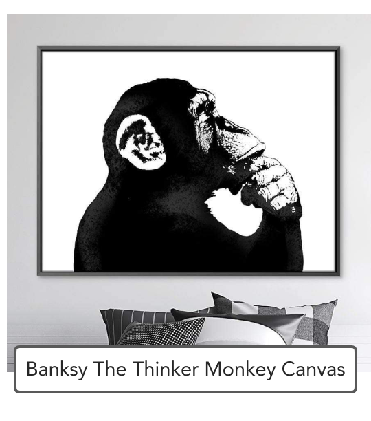 Banksy the Thinker Monkey