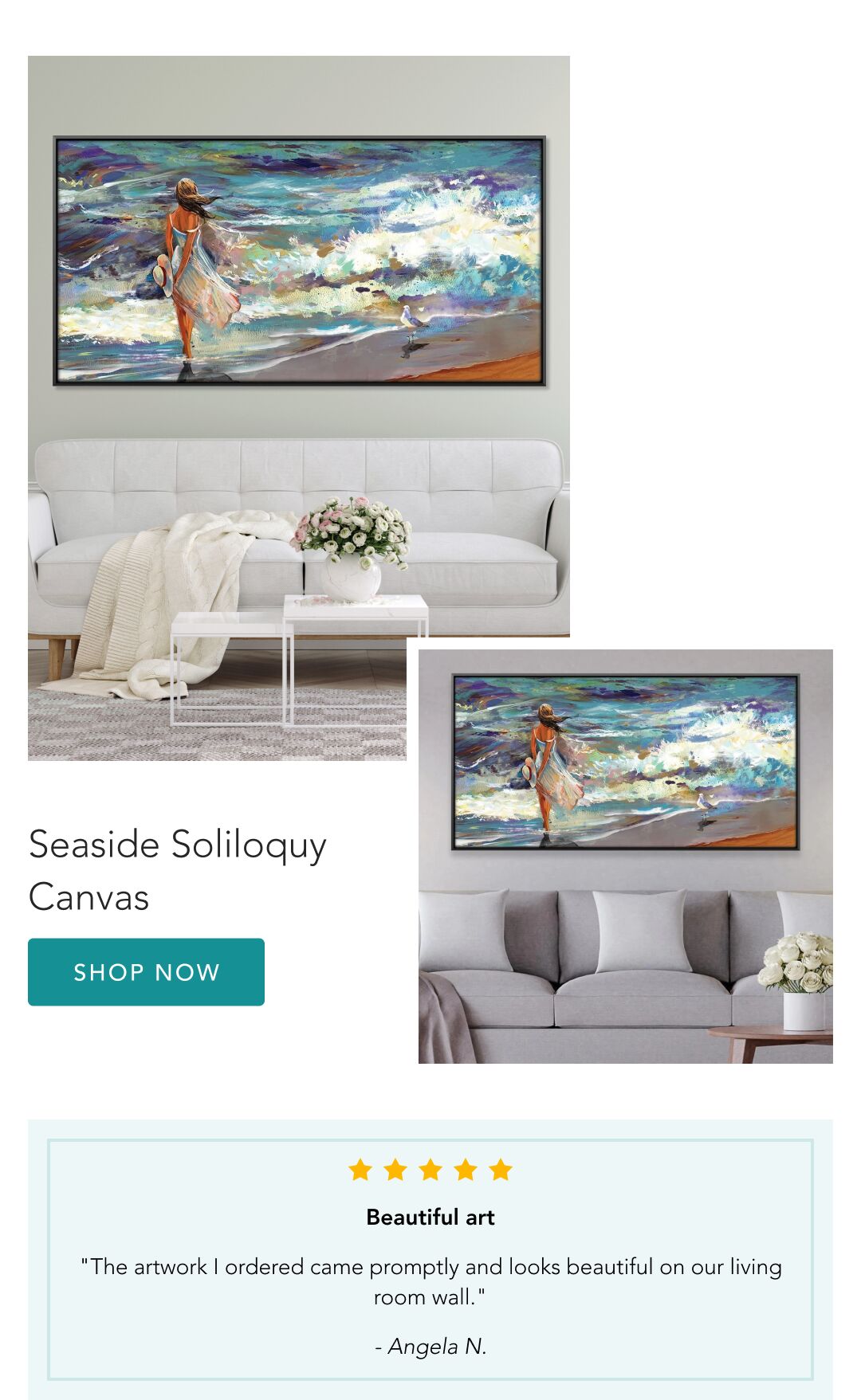 Seaside Soliloquy Canvas