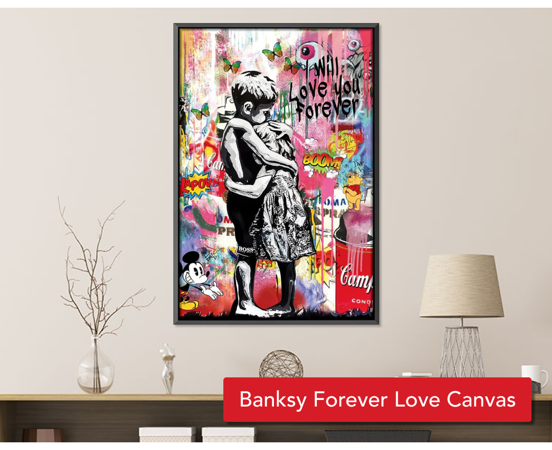 banksy forever love