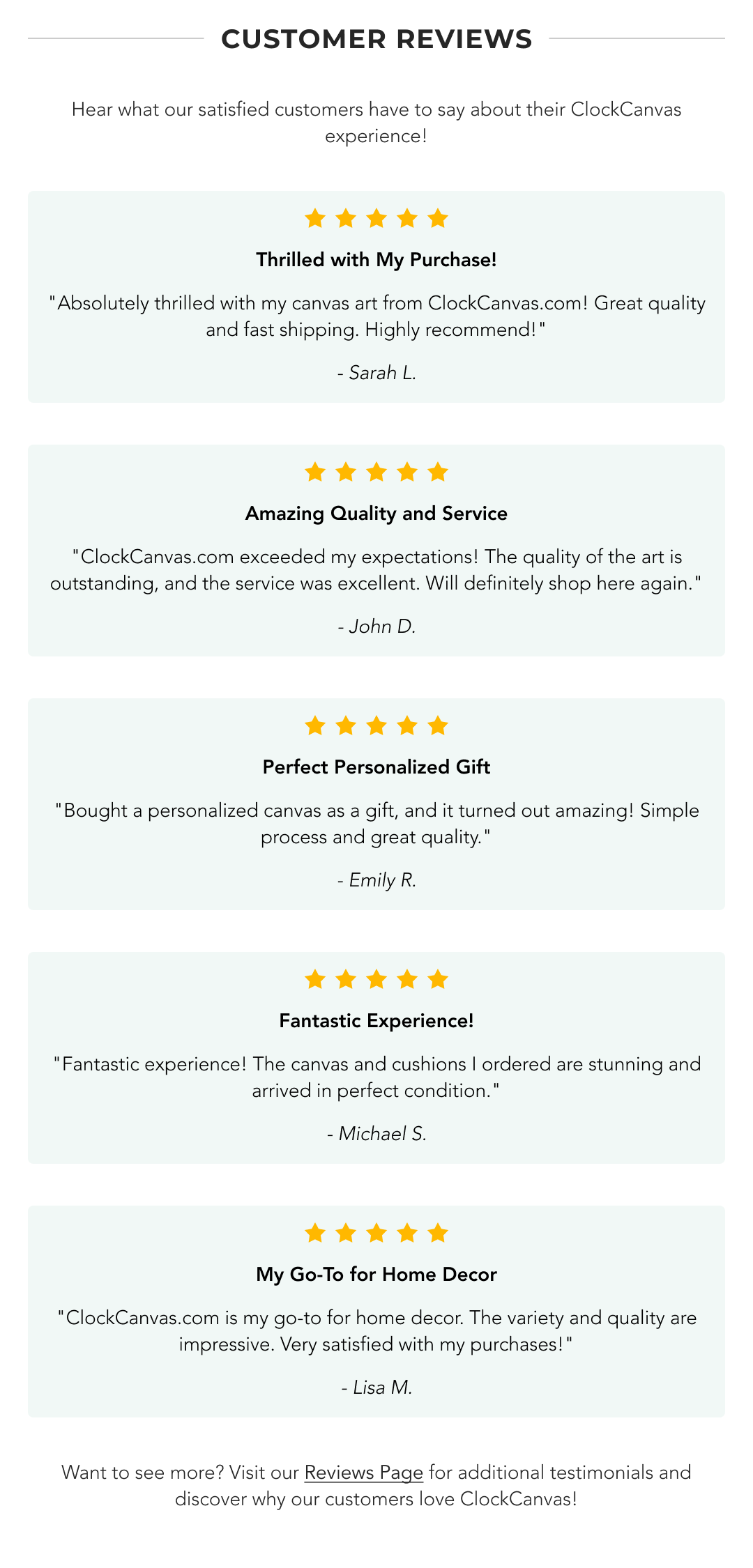 Customer Reviews