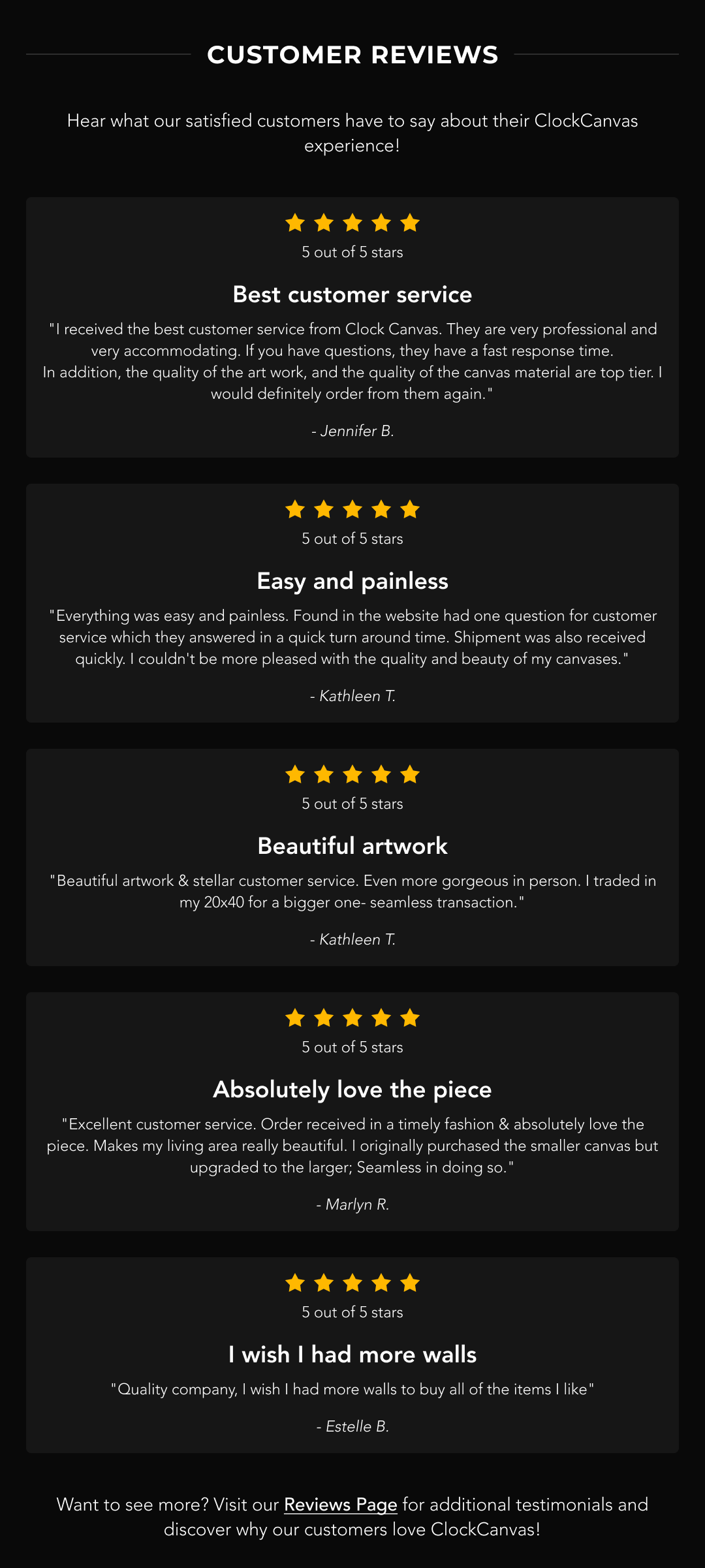 Customer Reviews