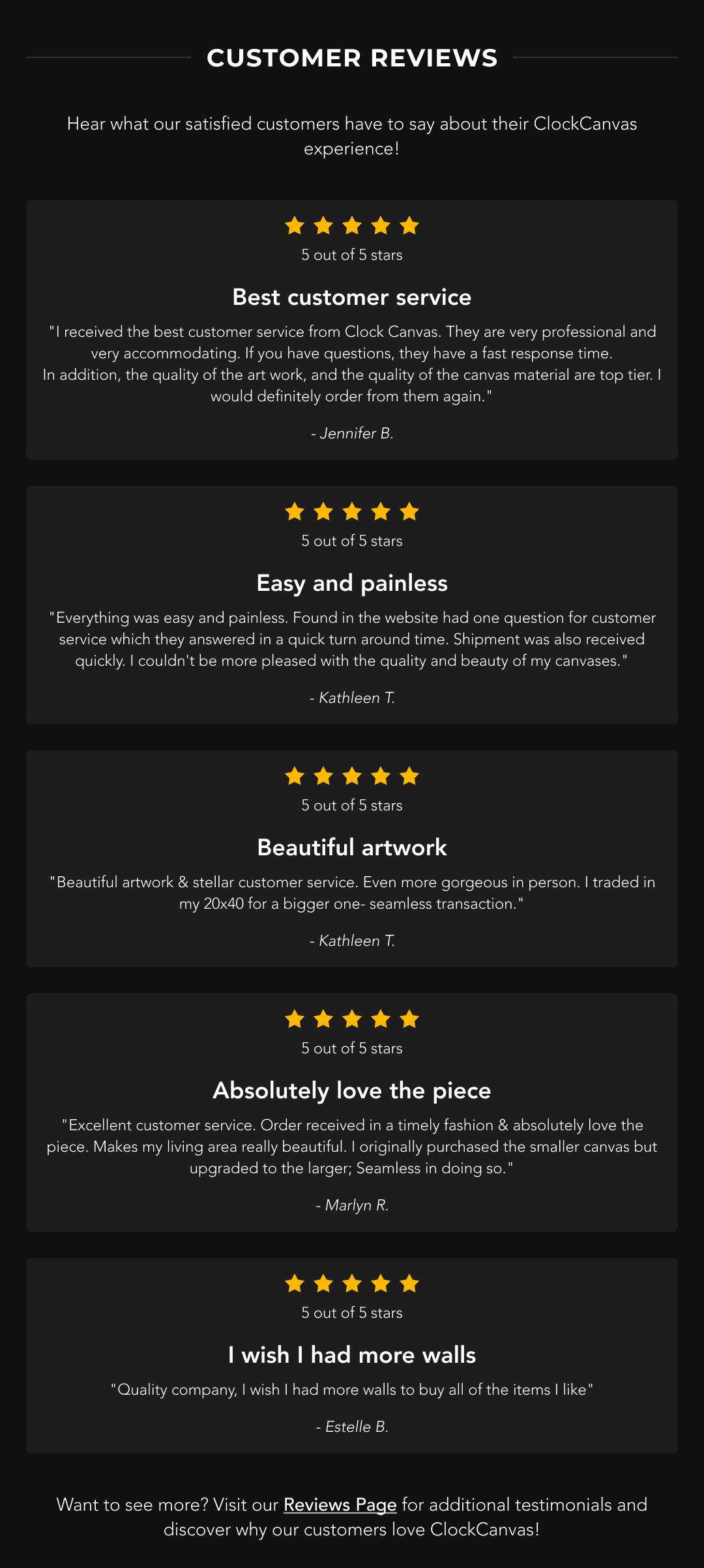 Customer Reviews