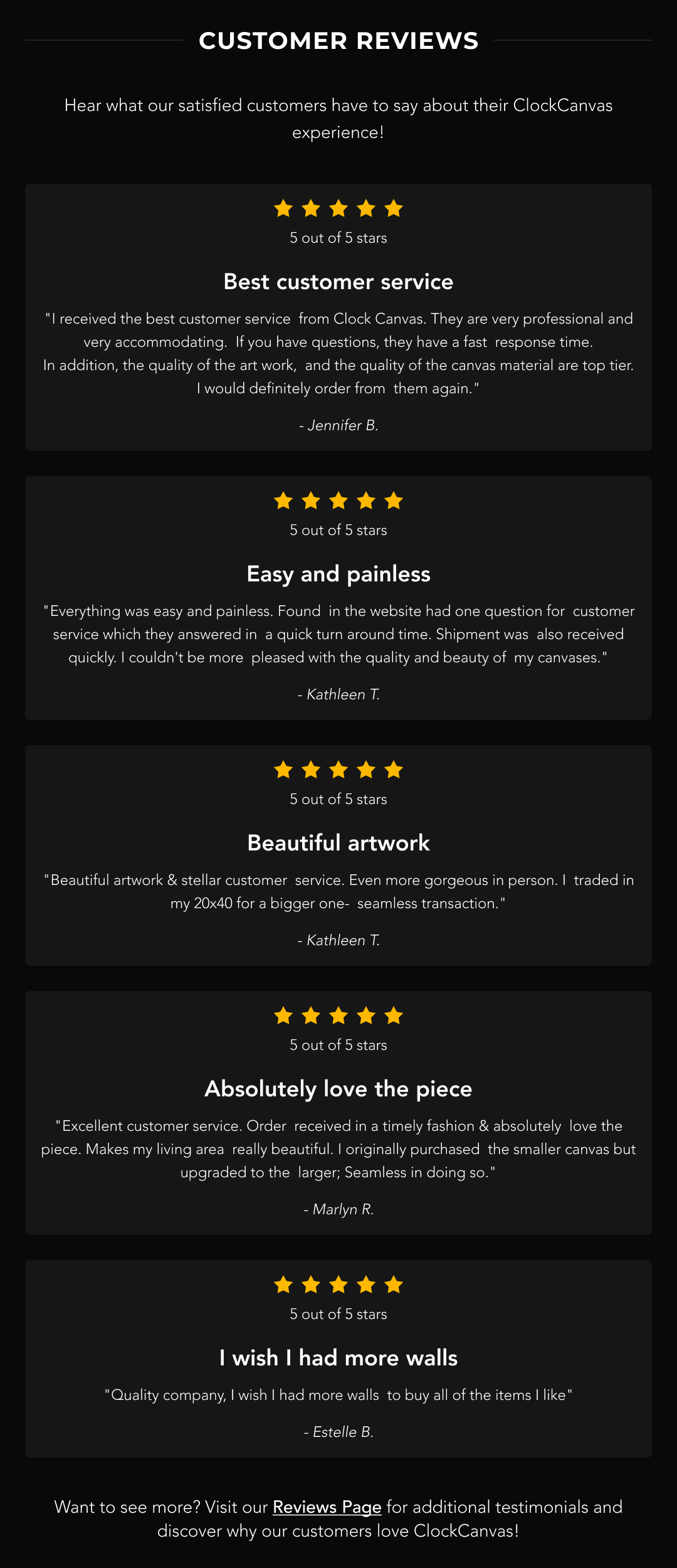 Customer Reviews