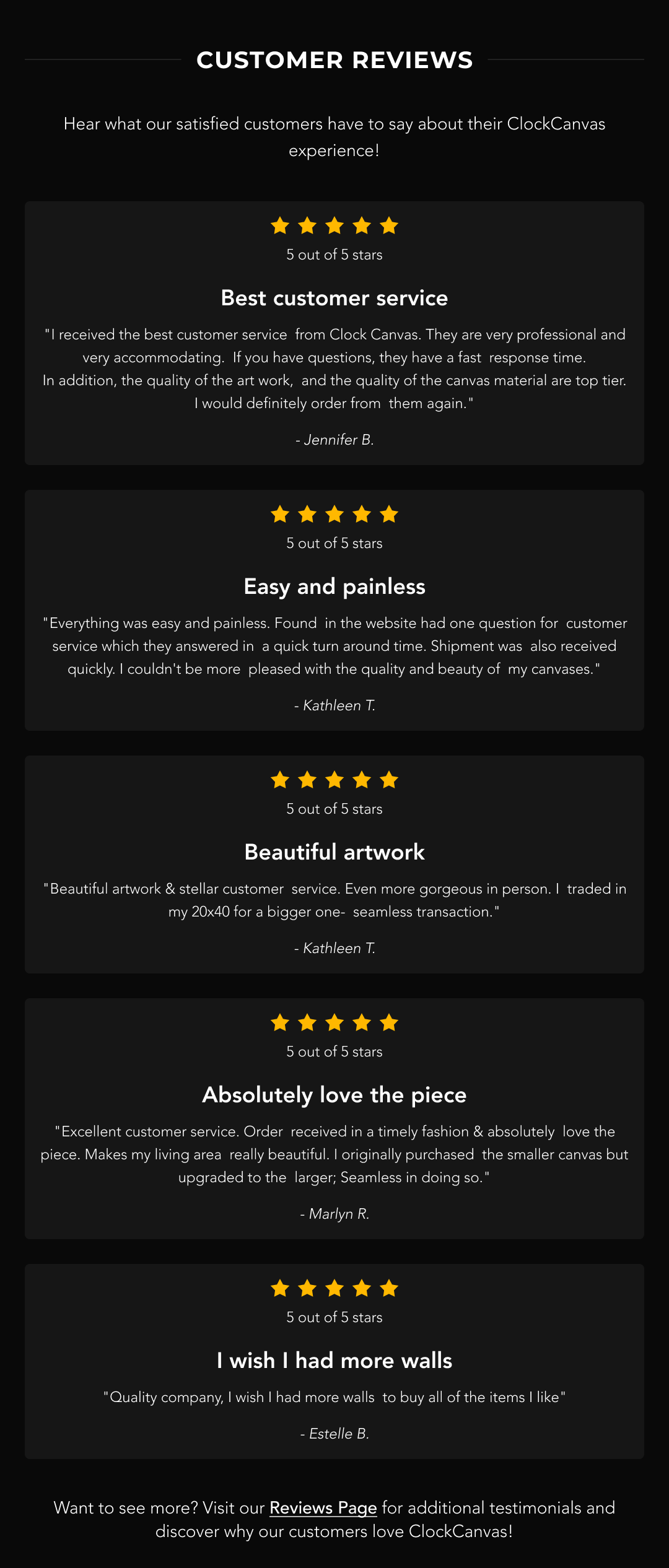 Customer Reviews