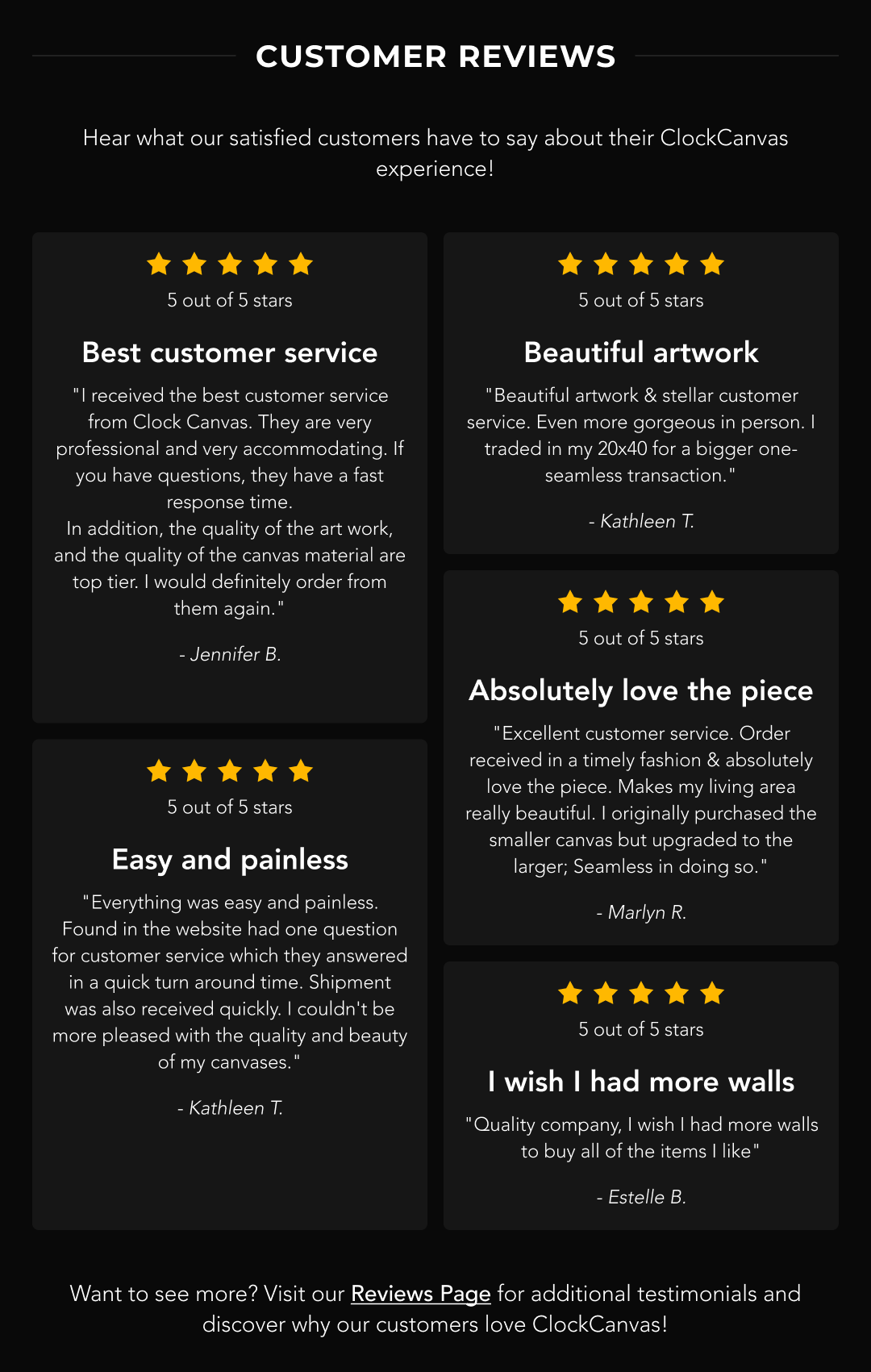 Customer Reviews