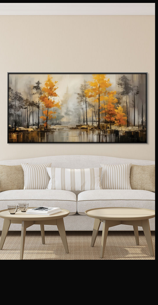 Watercolor Autumn Canvas