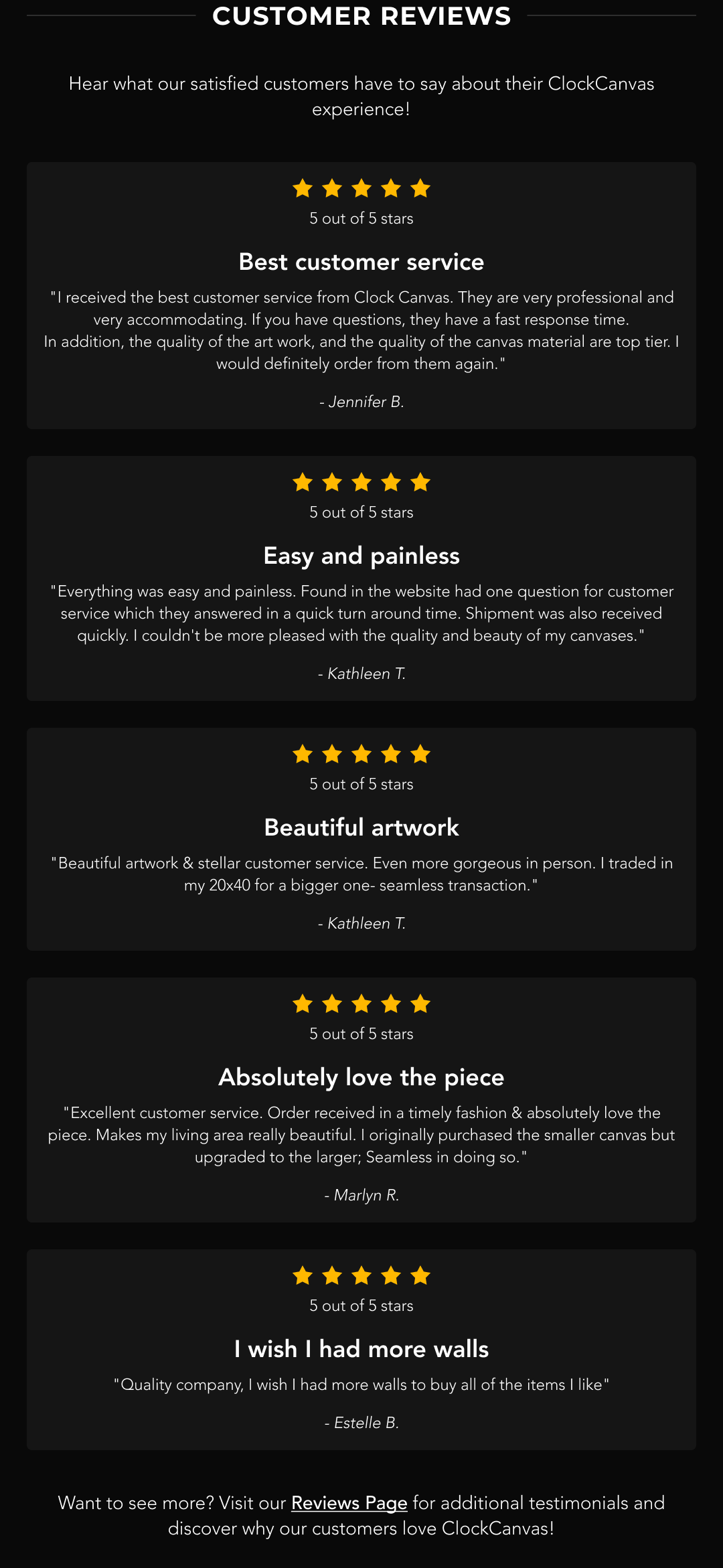 Customer Reviews