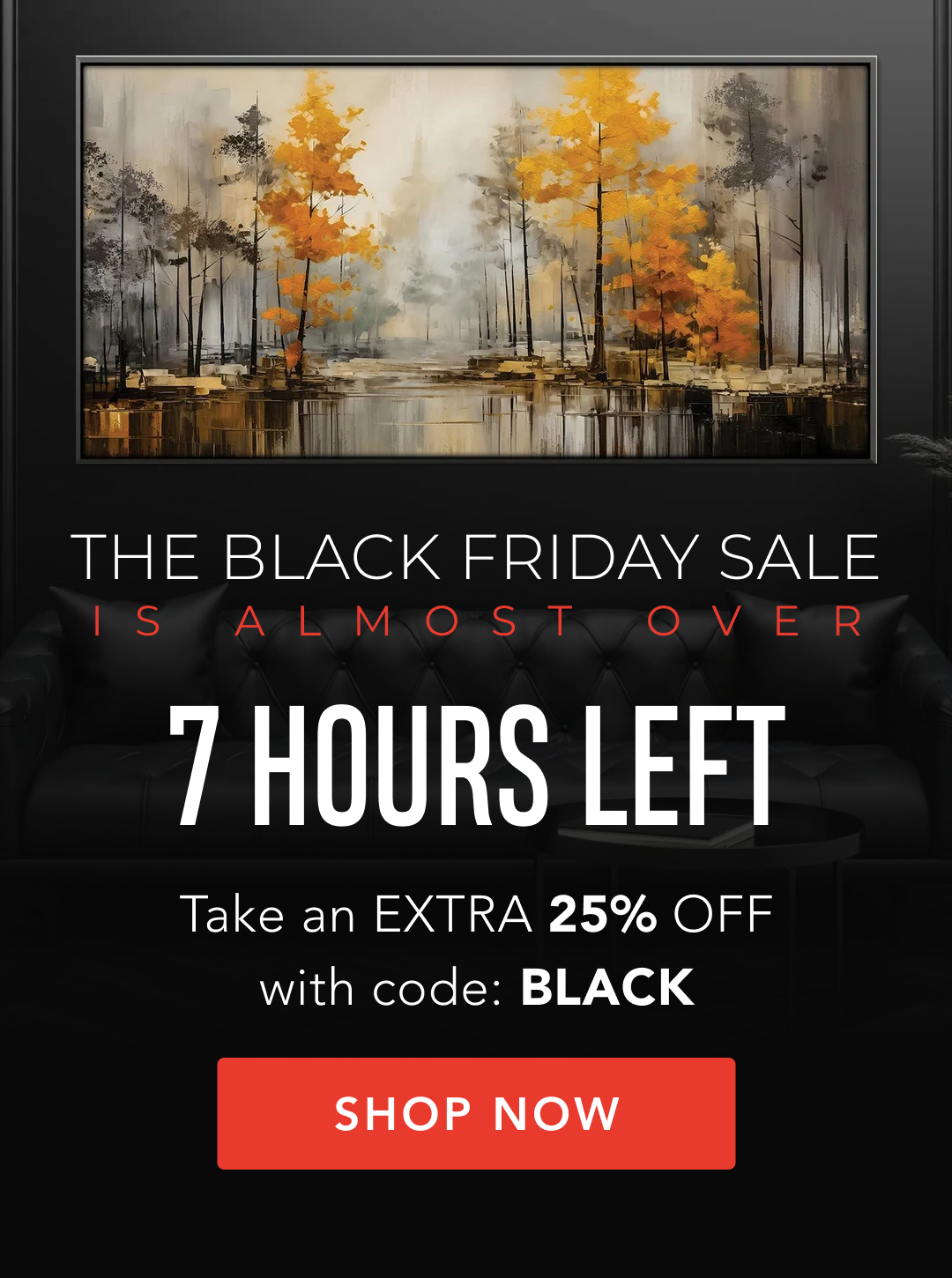 THE BLACK FRIDAY SALE IS ALMOST OVER