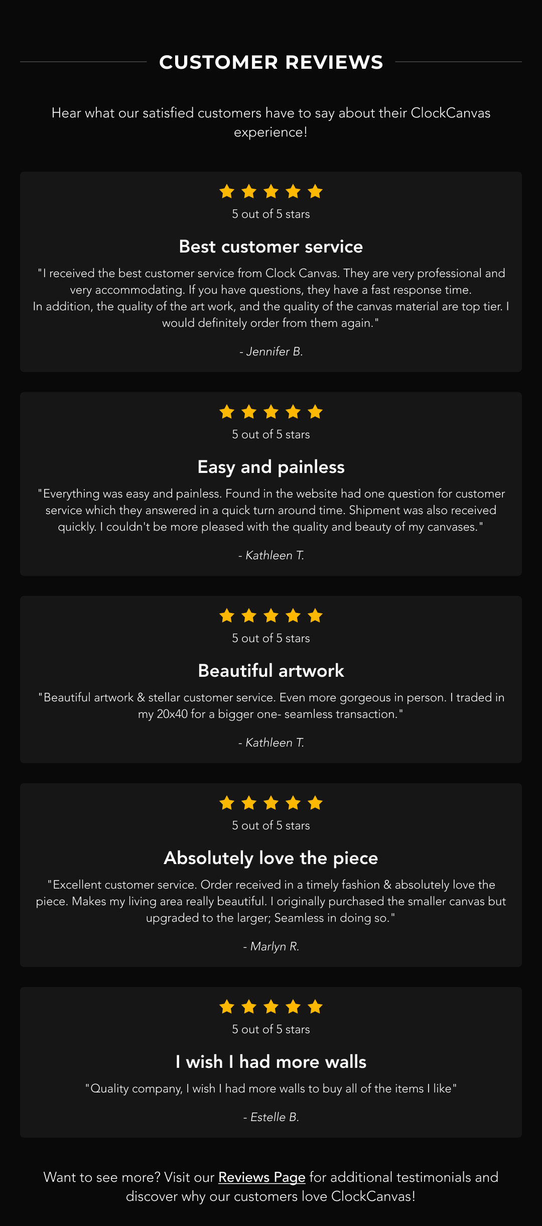 Customer Reviews