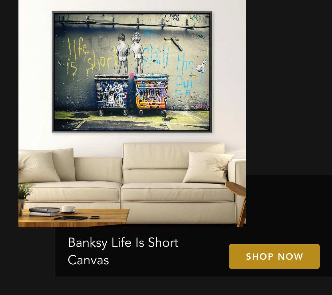 Banksy Life Is Short