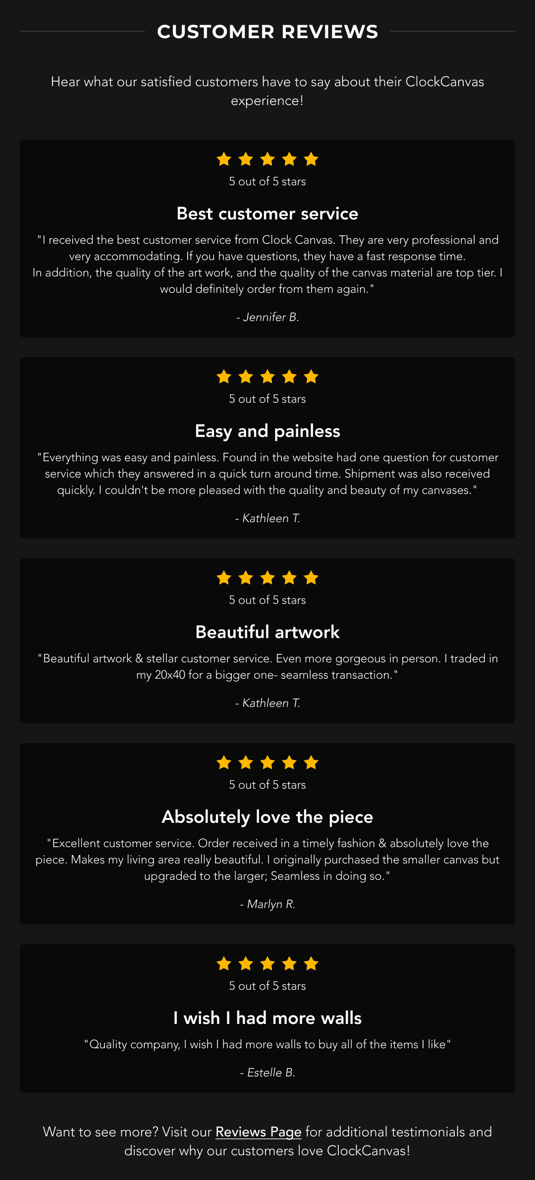 Customer Reviews