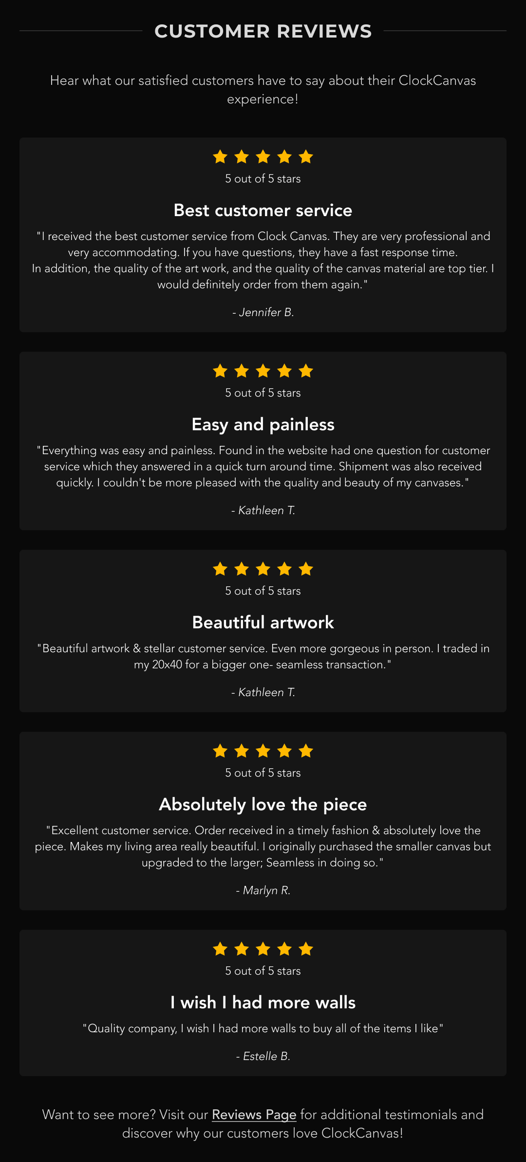 Customer Reviews