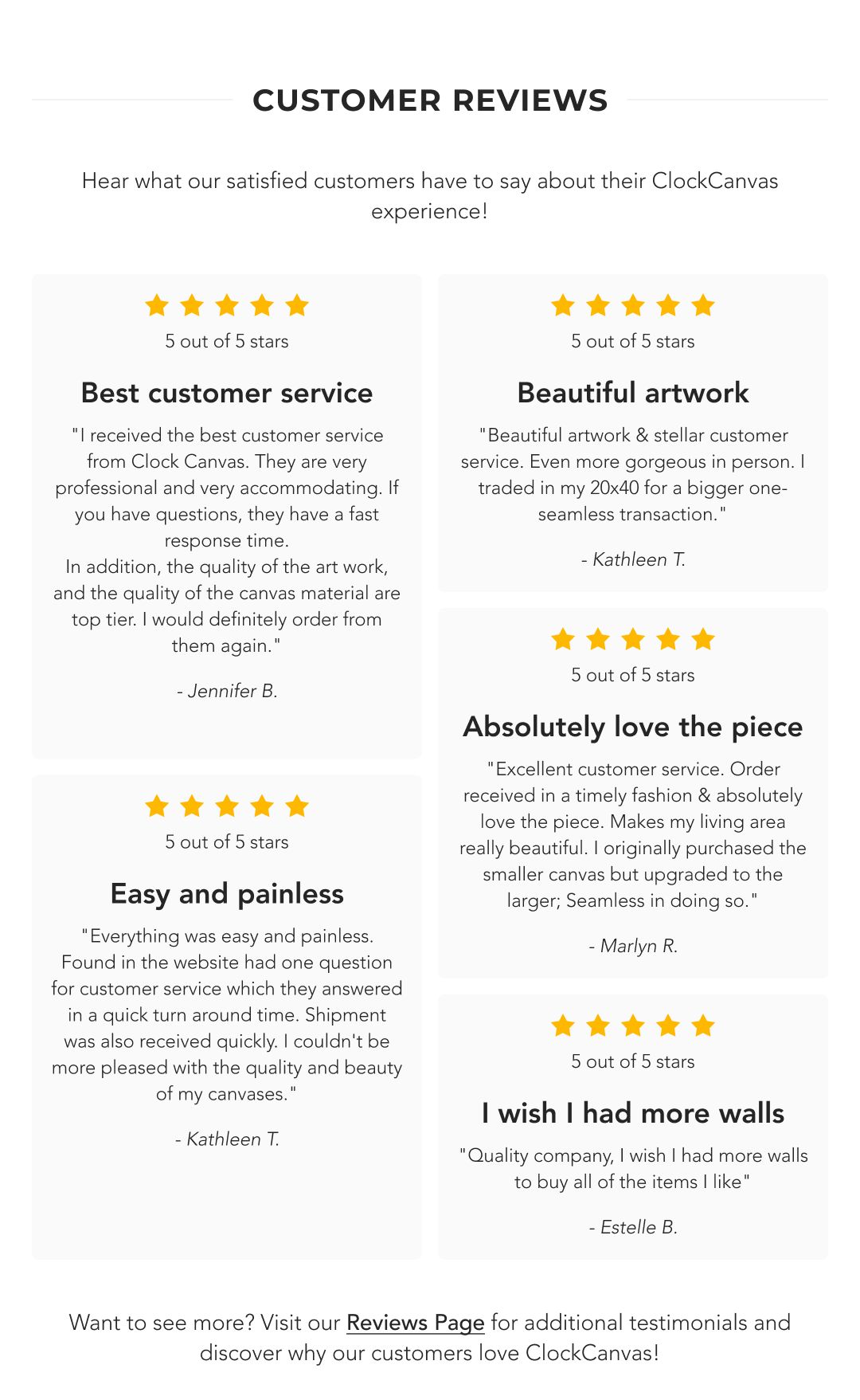 Customer Reviews