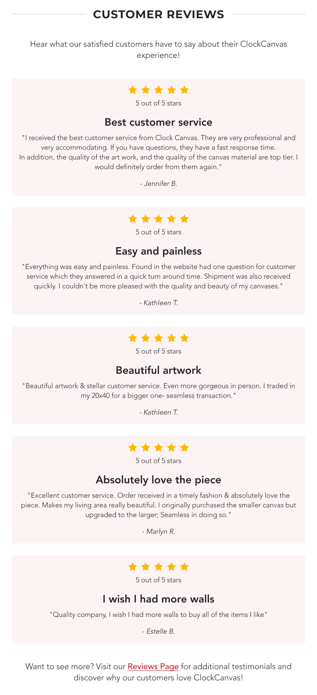 Customer Reviews