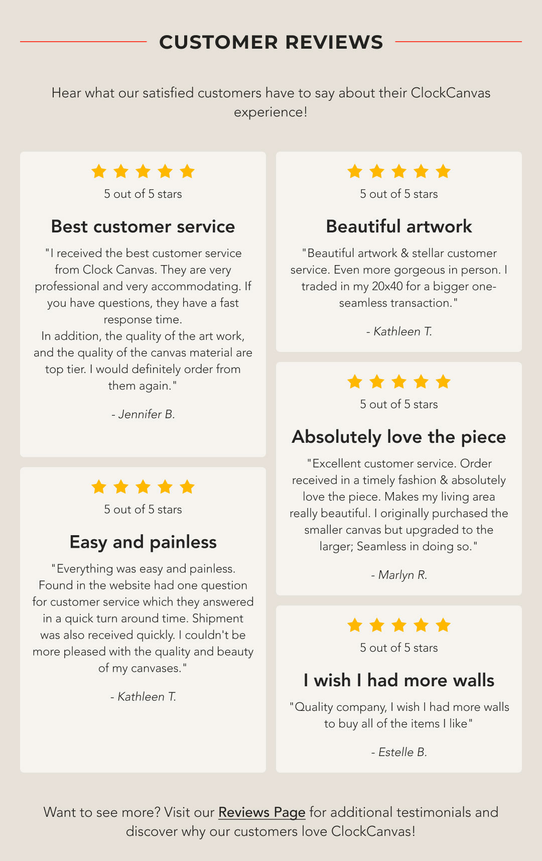 Customer Reviews