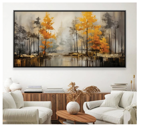 Watercolor Autumn Canvas