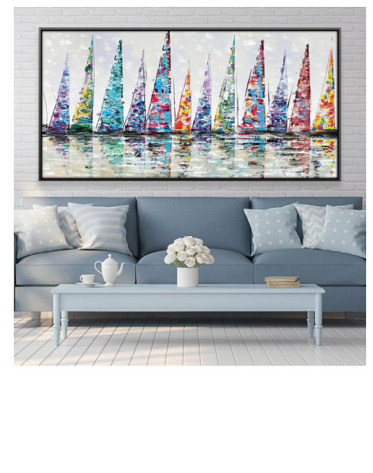 Harbor of Hues Canvas