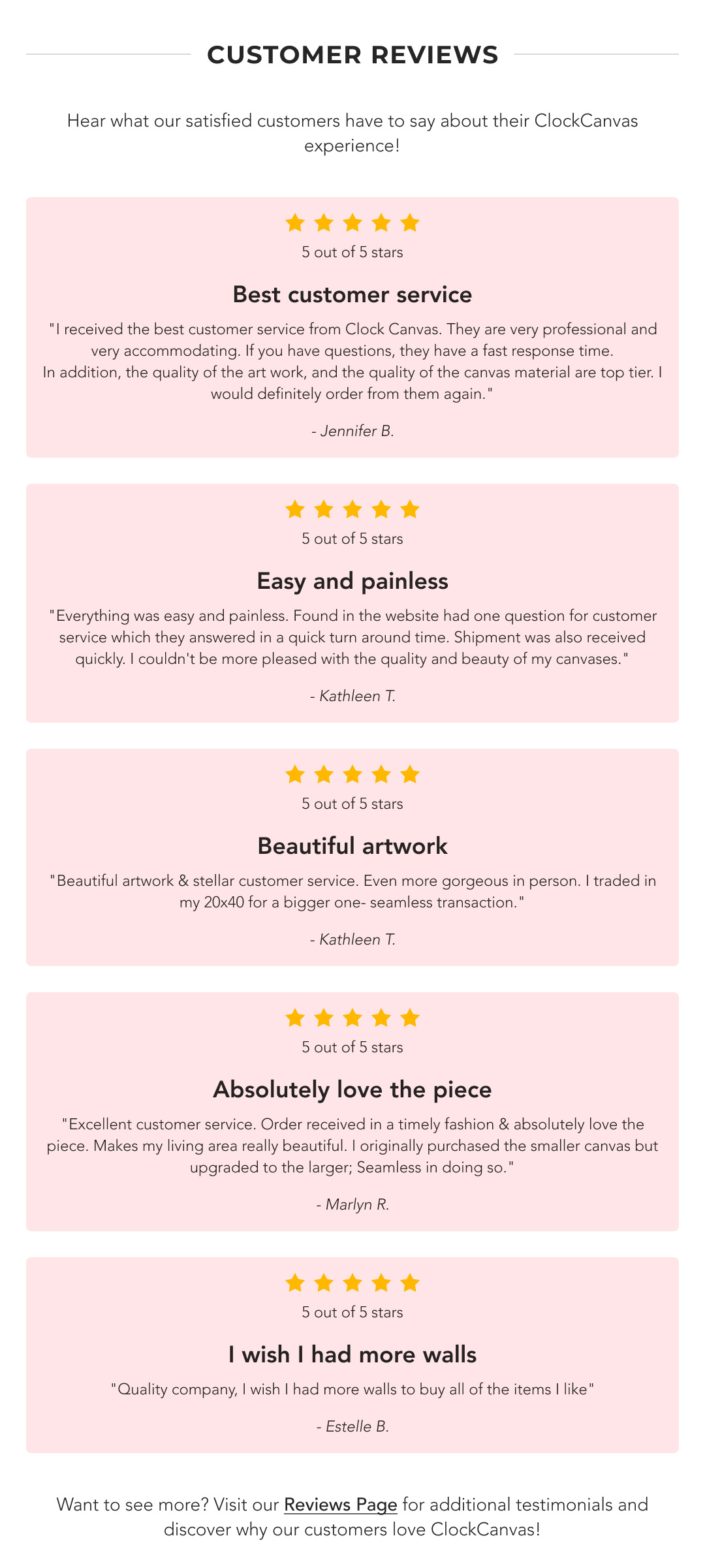 Customer Reviews