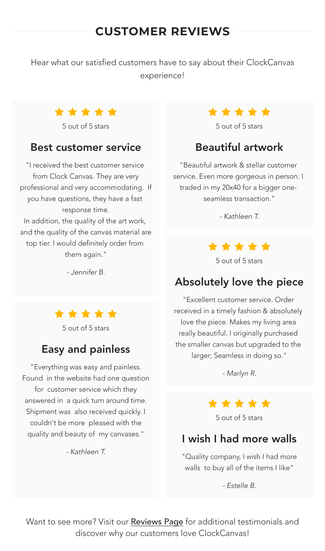 Customer Reviews