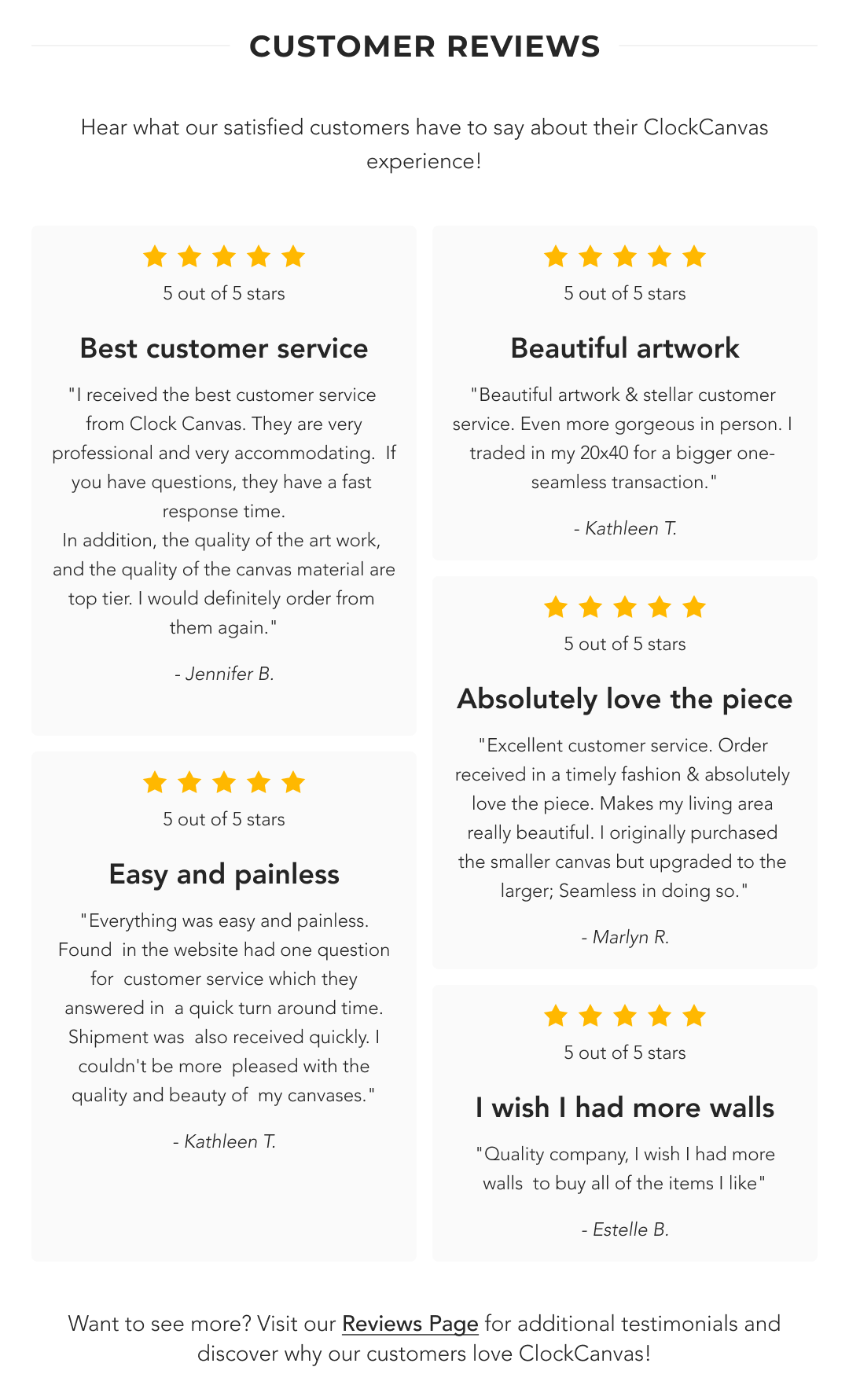 Customer Reviews