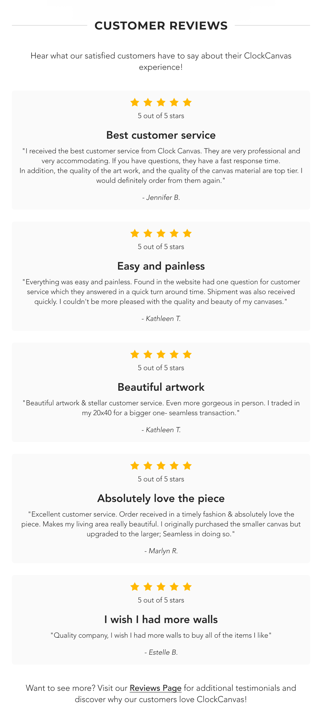 Customer Reviews