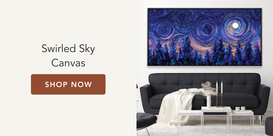 Swirled Sky Canvas