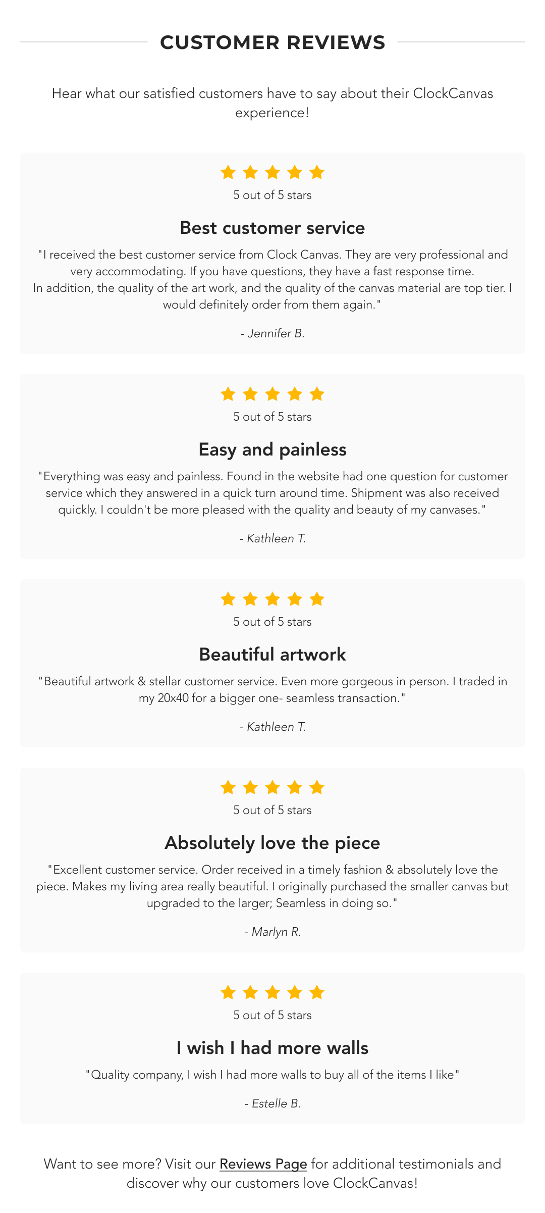 Customer Reviews