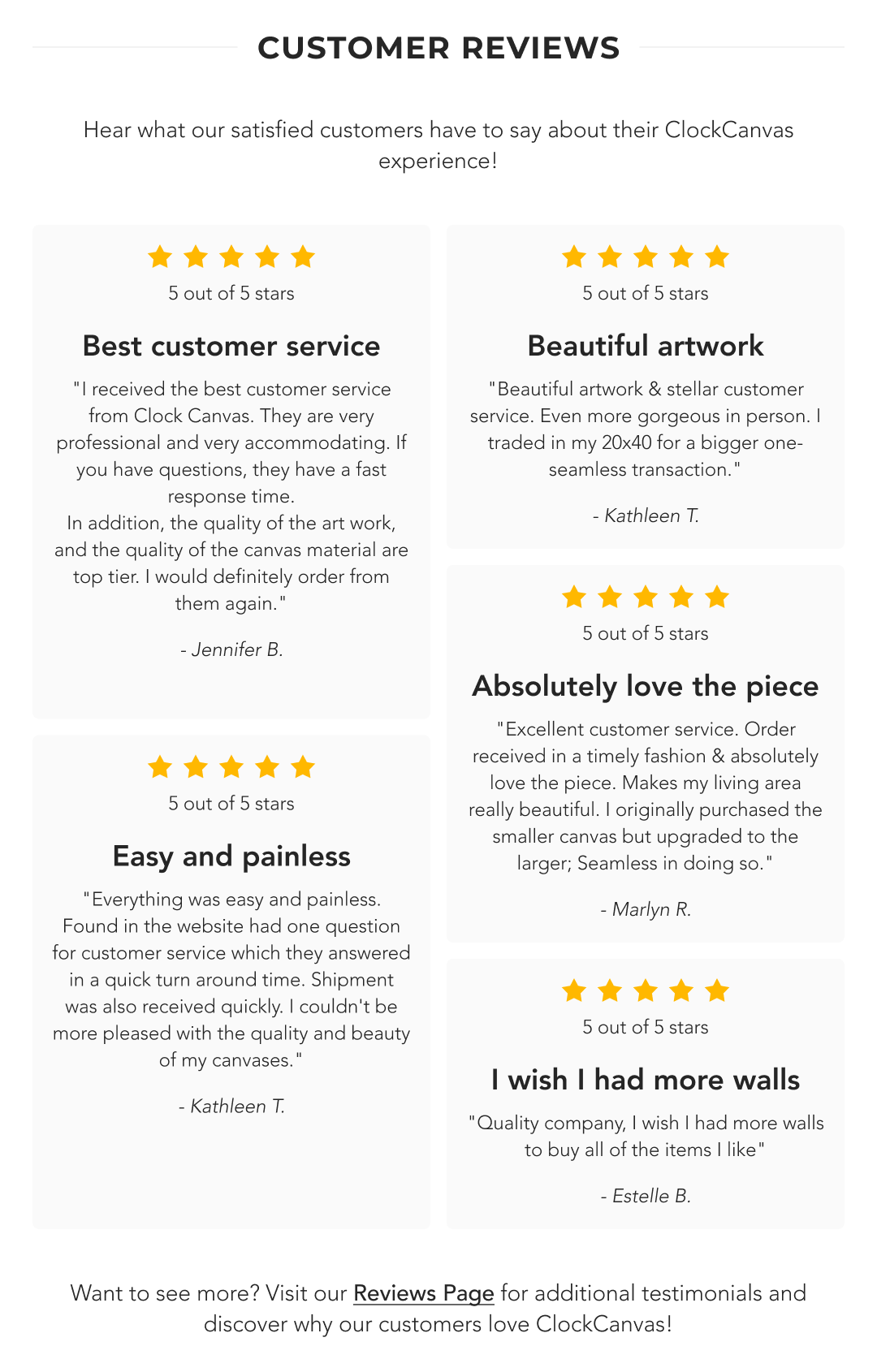 Customer Reviews